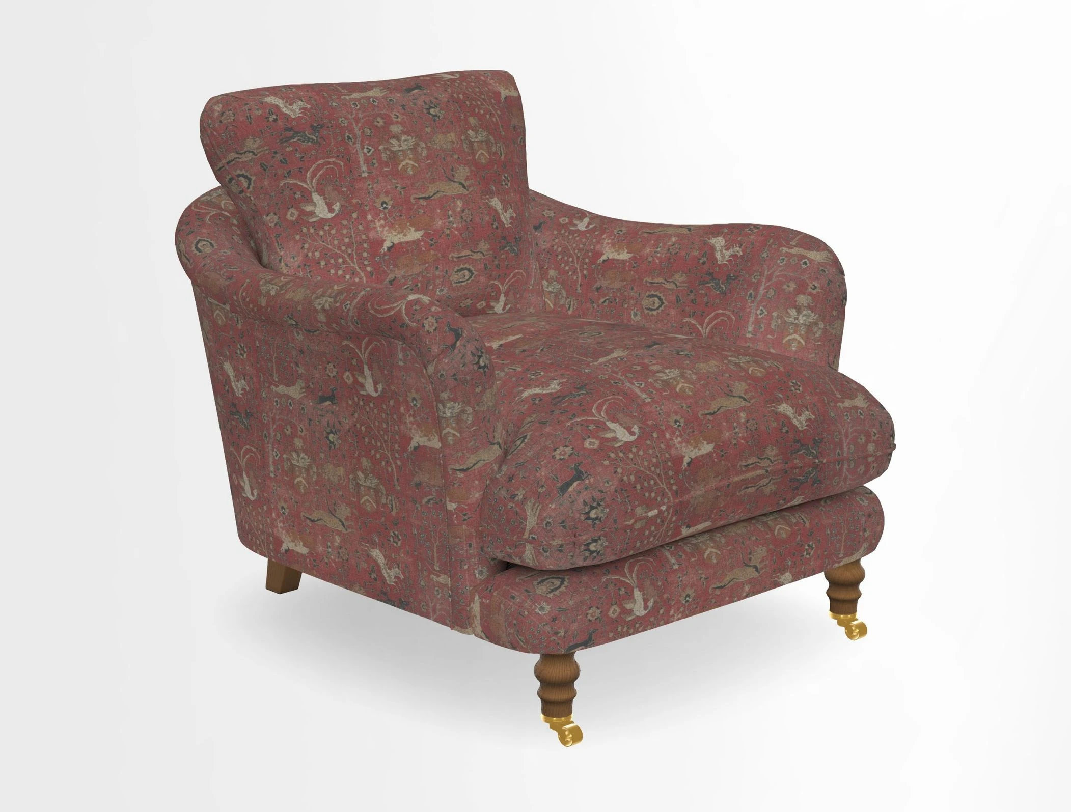 V&A Collection Pugin Chair in Two Tone Plain Biscuit