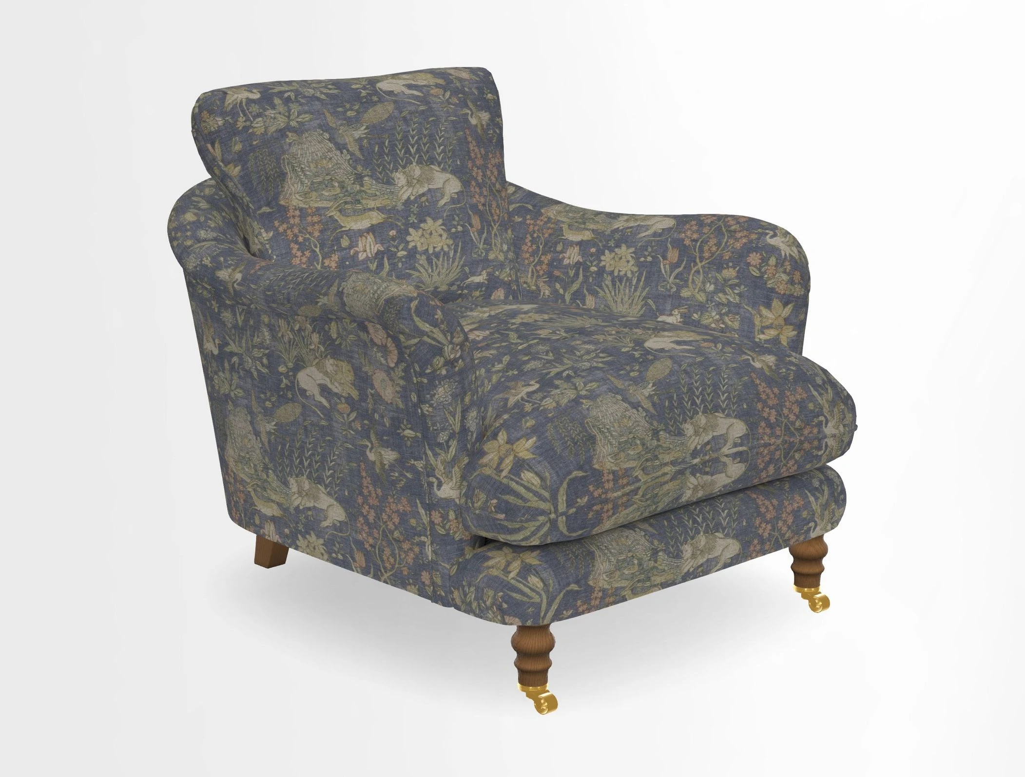 V&A Collection Pugin Chair in Two Tone Plain Biscuit