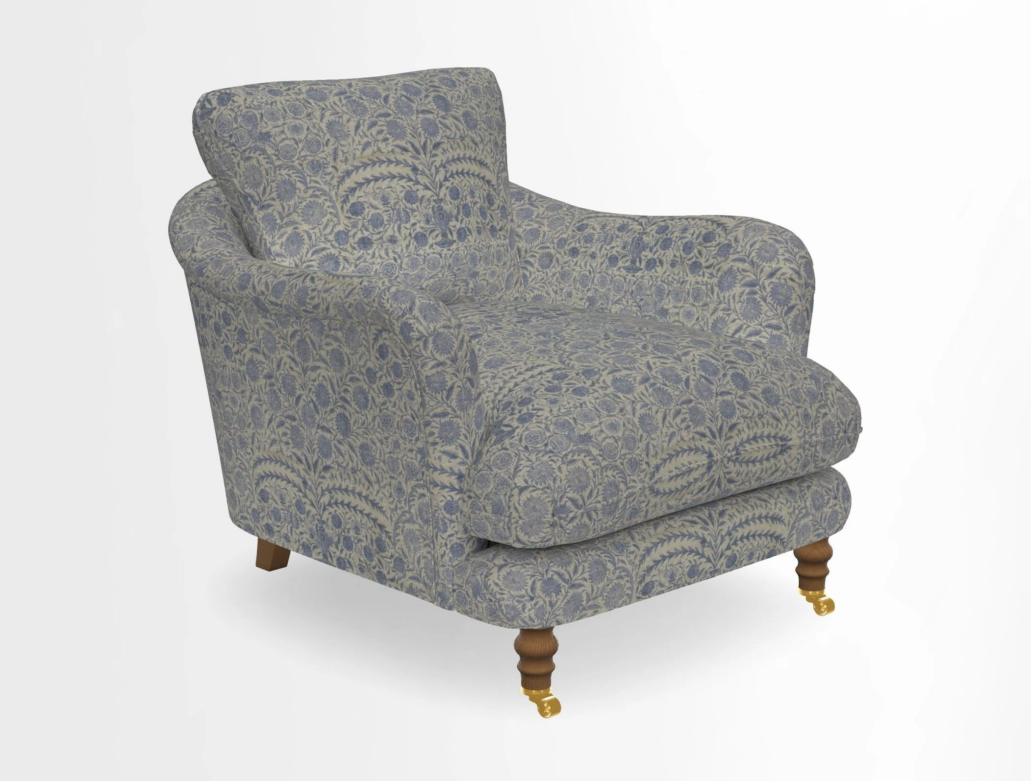 V&A Collection Pugin Chair in Two Tone Plain Biscuit