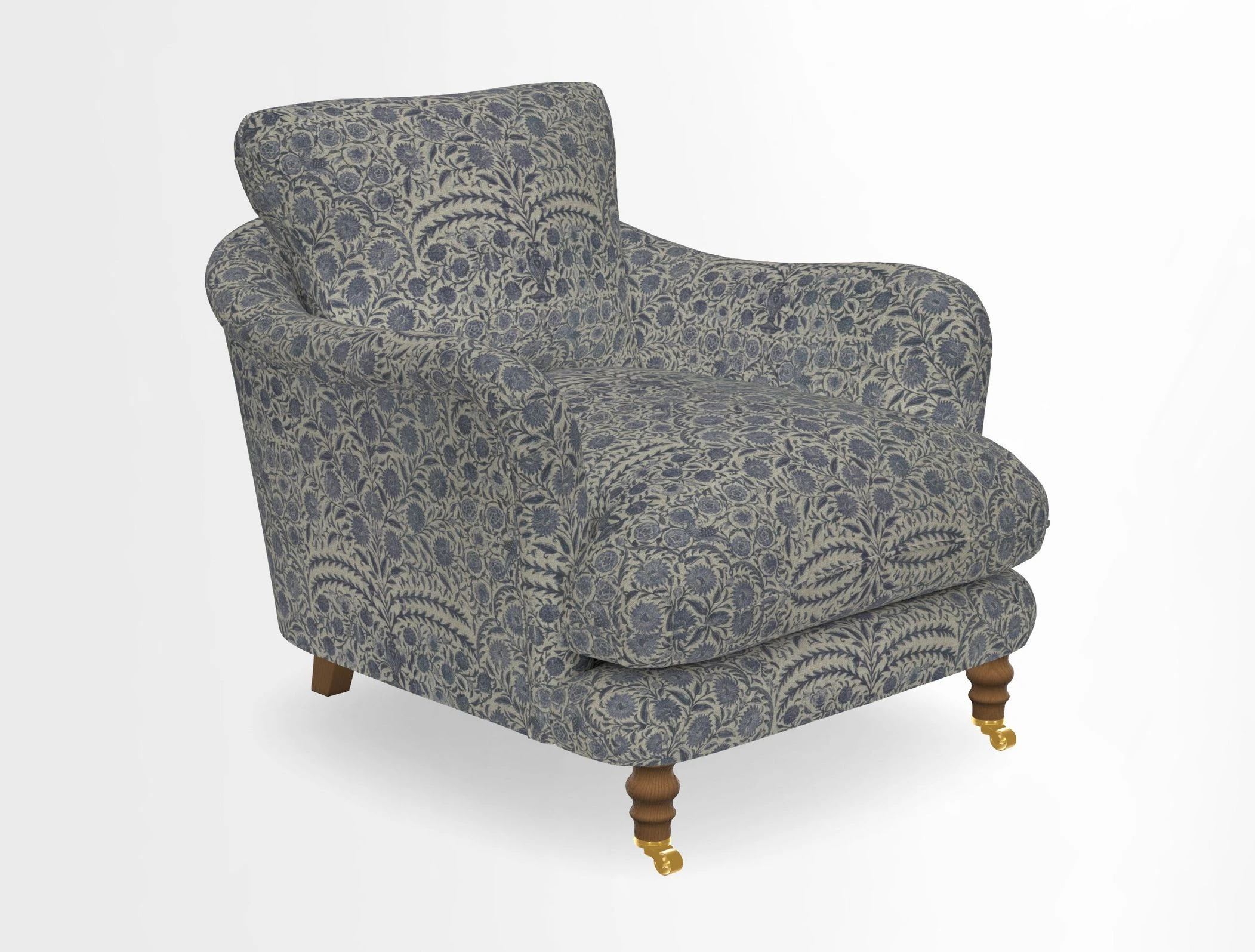 V&A Collection Pugin Chair in Two Tone Plain Biscuit
