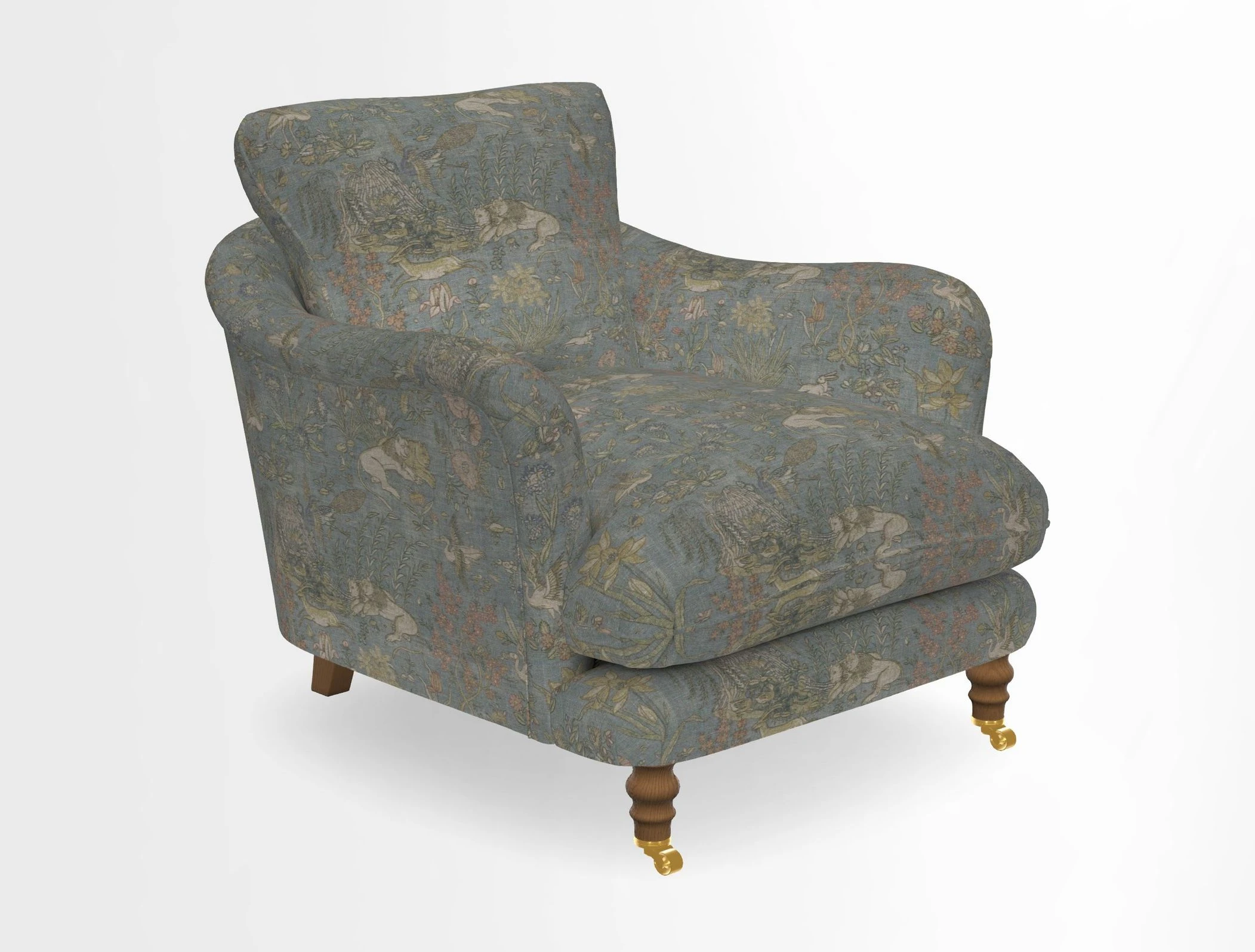 V&A Collection Pugin Chair in Two Tone Plain Biscuit