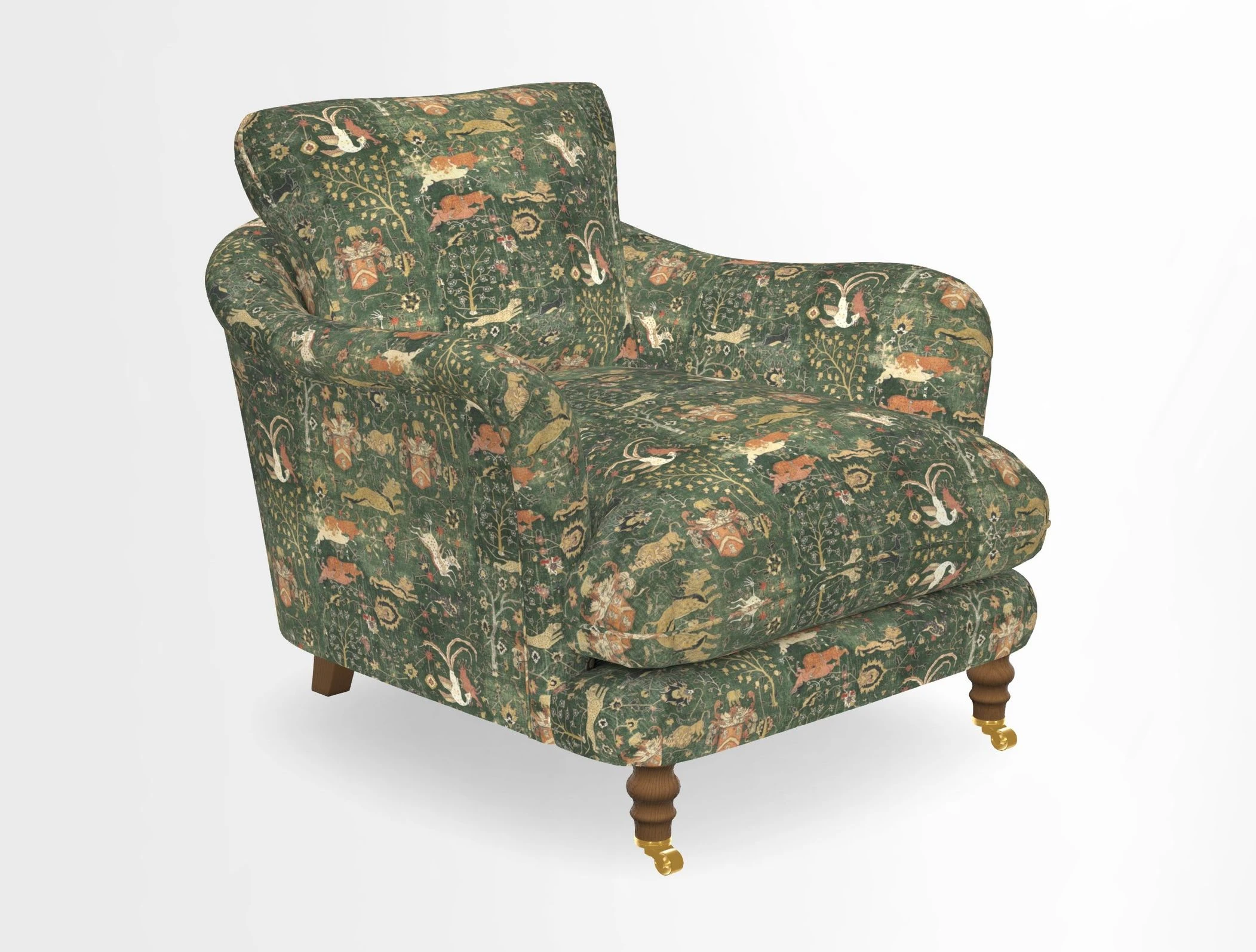 V&A Collection Pugin Chair in Two Tone Plain Biscuit