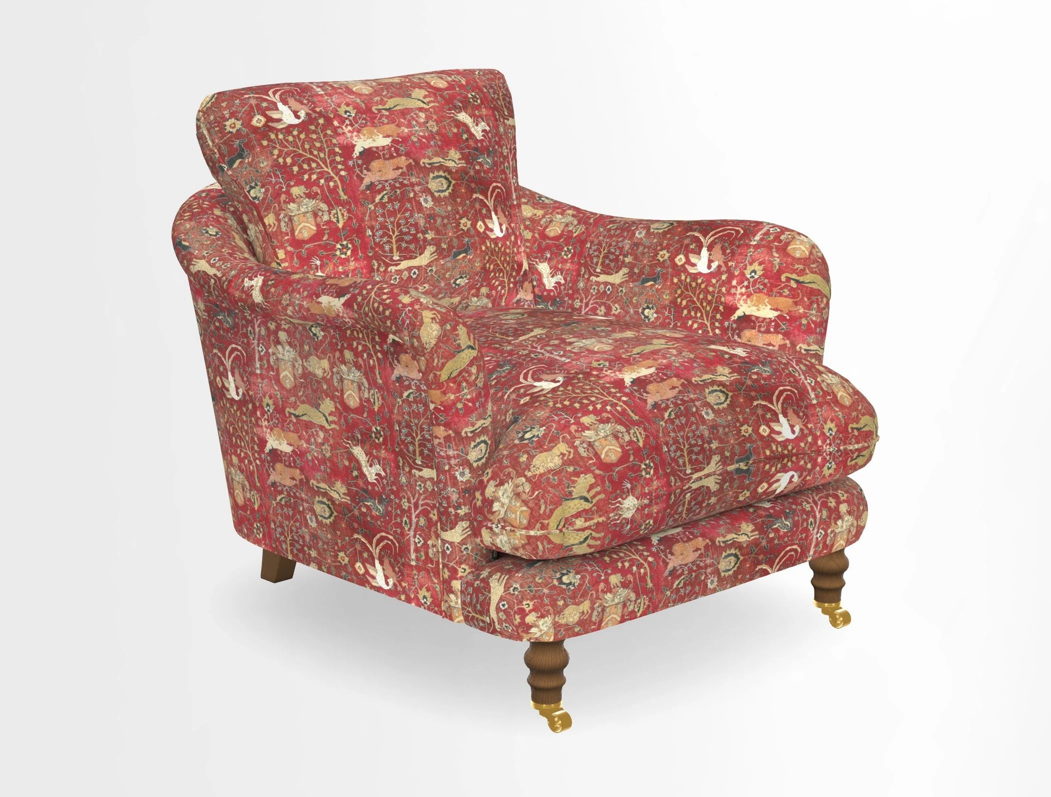 V&A Collection Pugin Chair in Two Tone Plain Biscuit