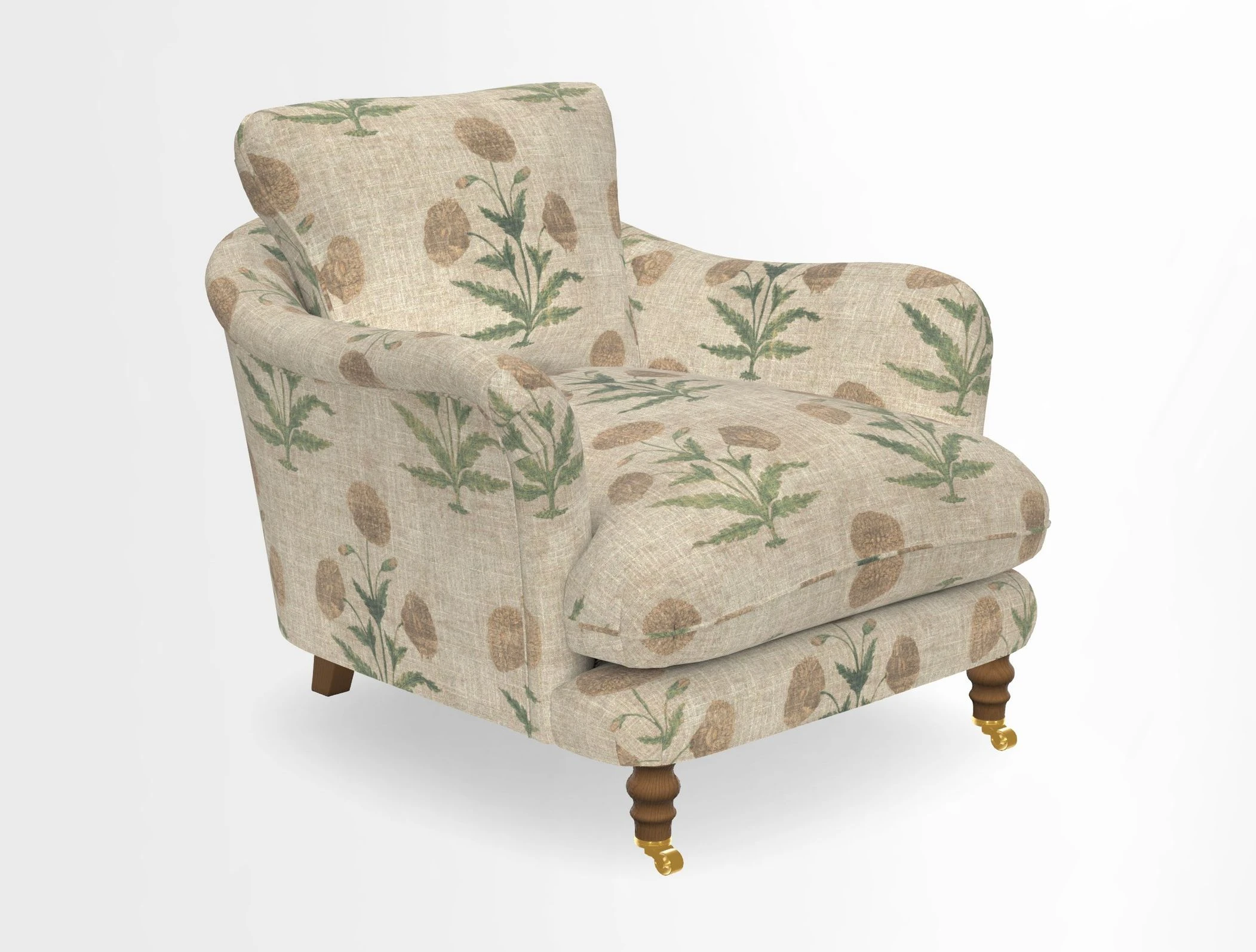 V&A Collection Pugin Chair in Two Tone Plain Biscuit