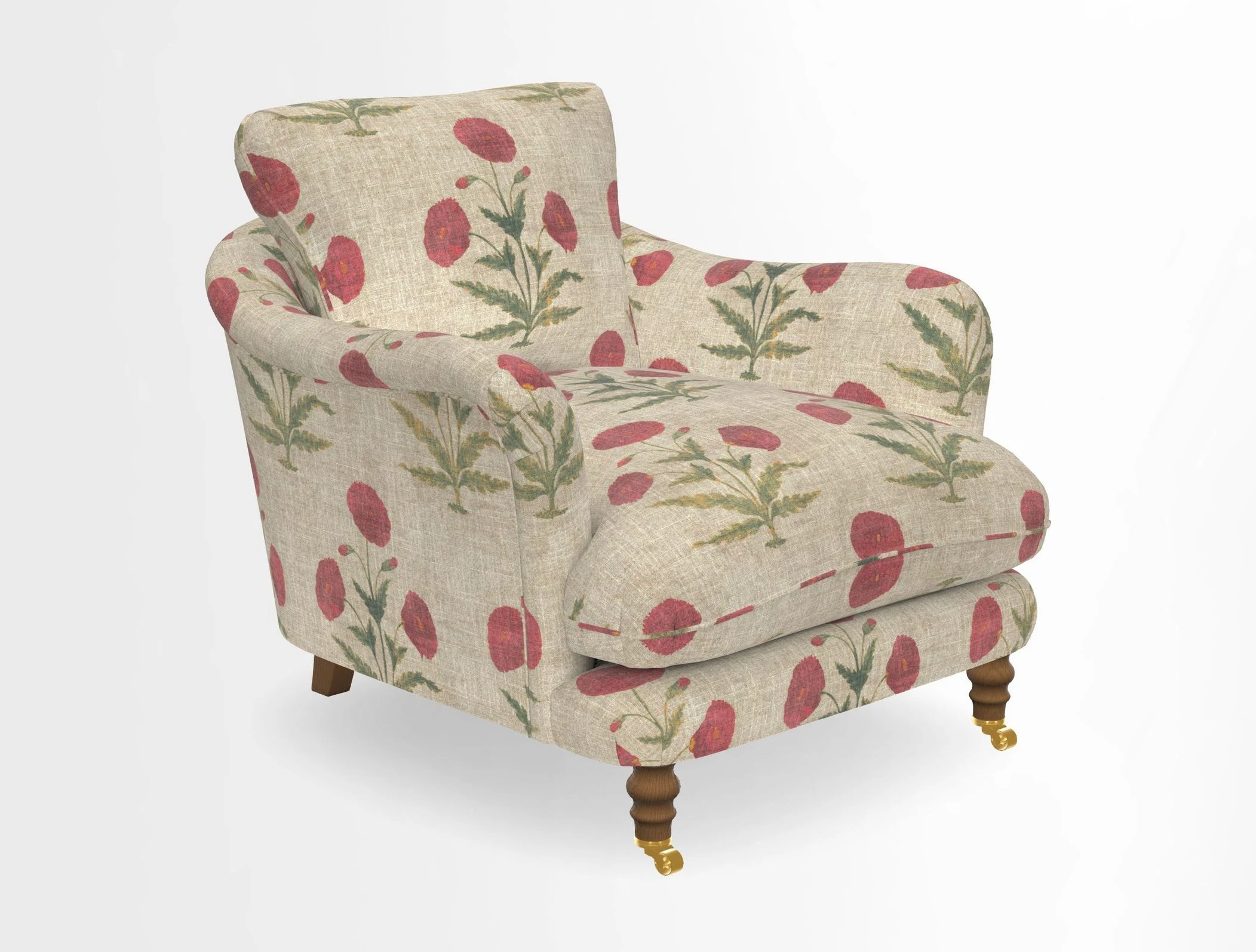 V&A Collection Pugin Chair in Two Tone Plain Biscuit