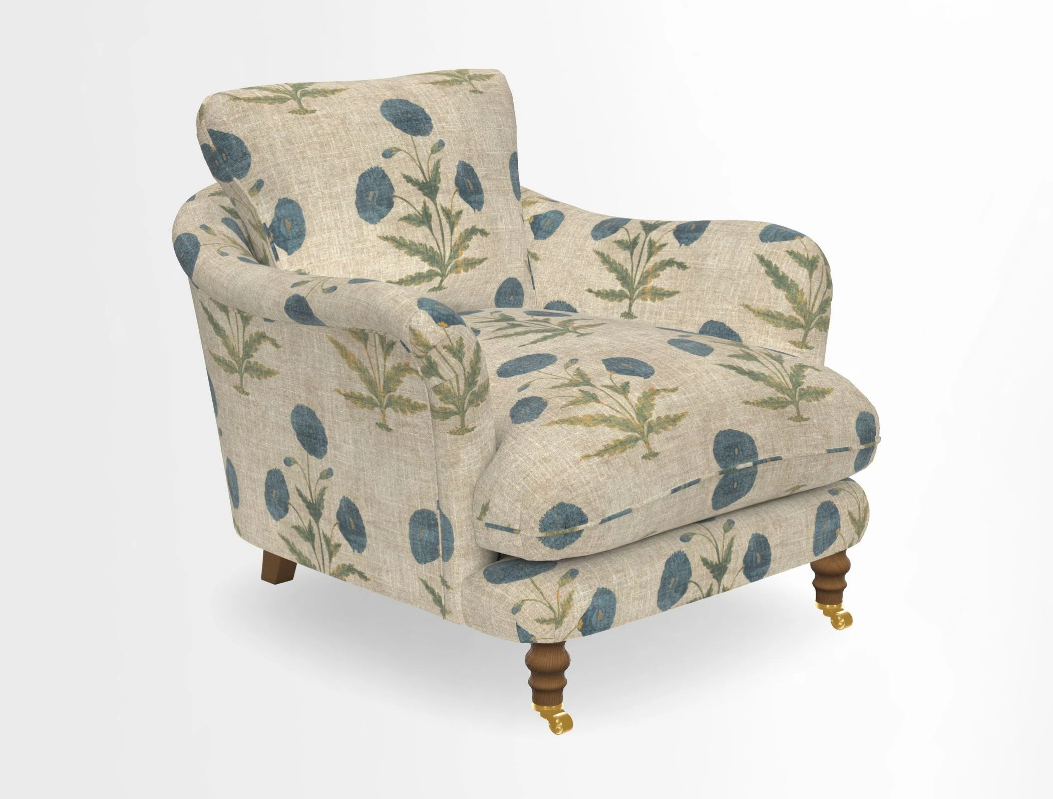 V&A Collection Pugin Chair in Two Tone Plain Biscuit