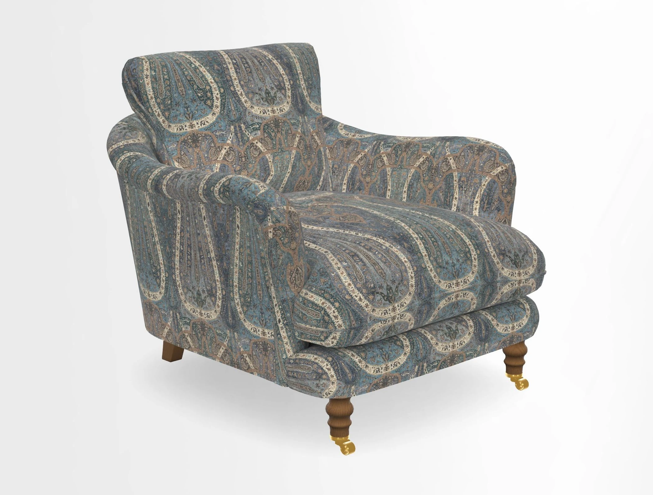 V&A Collection Pugin Chair in Two Tone Plain Biscuit