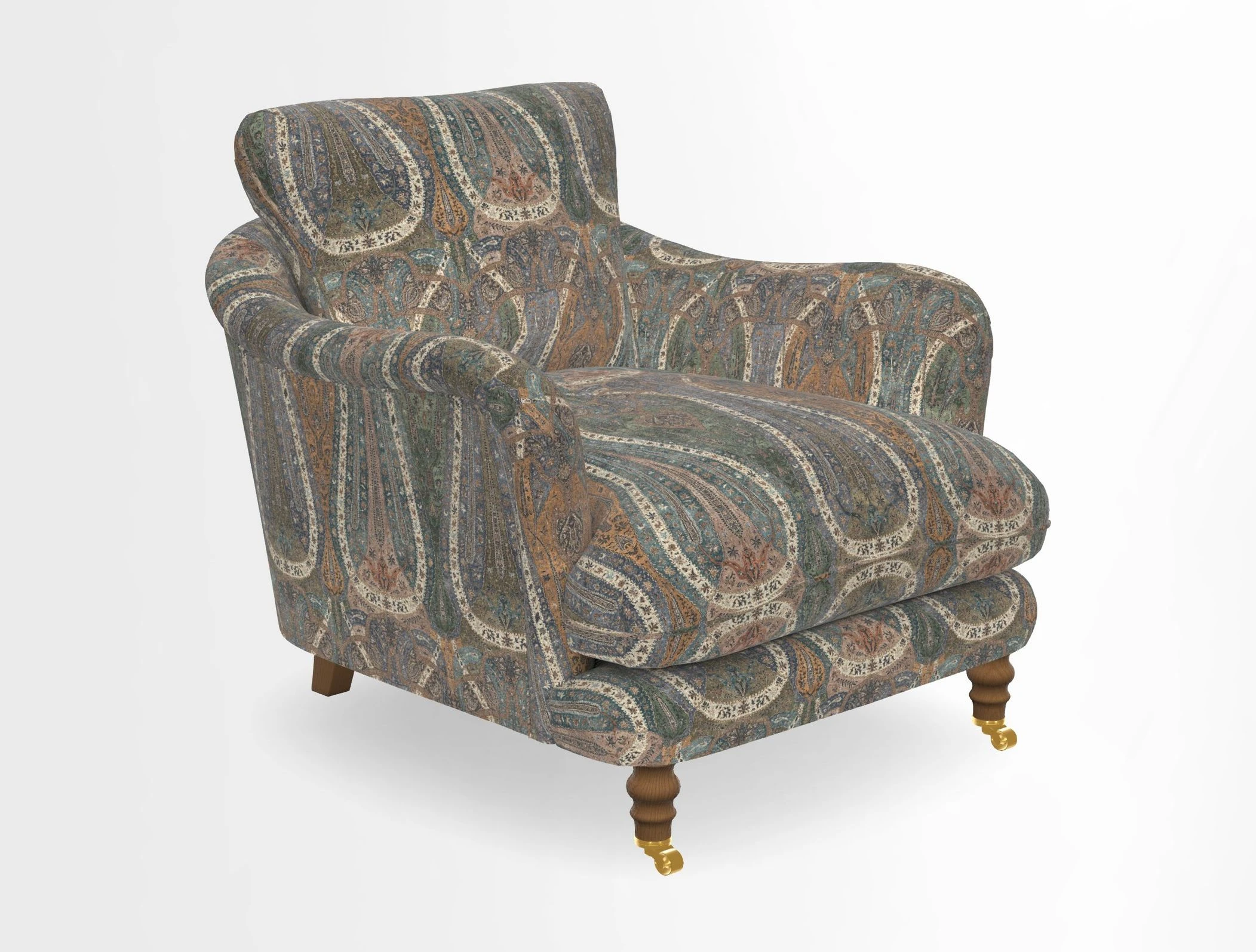 V&A Collection Pugin Chair in Two Tone Plain Biscuit