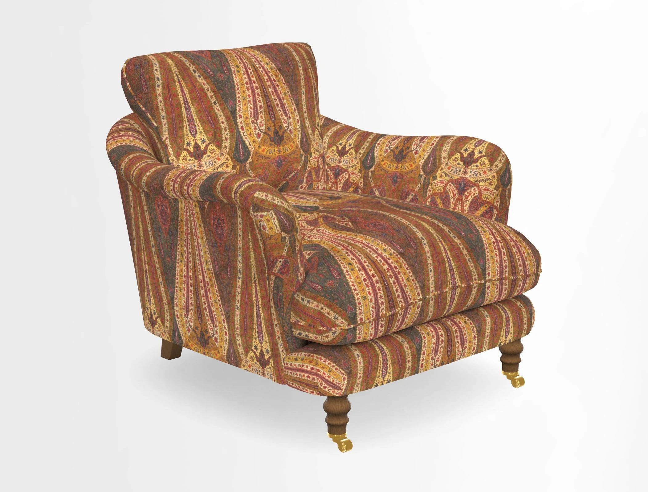 V&A Collection Pugin Chair in Two Tone Plain Biscuit