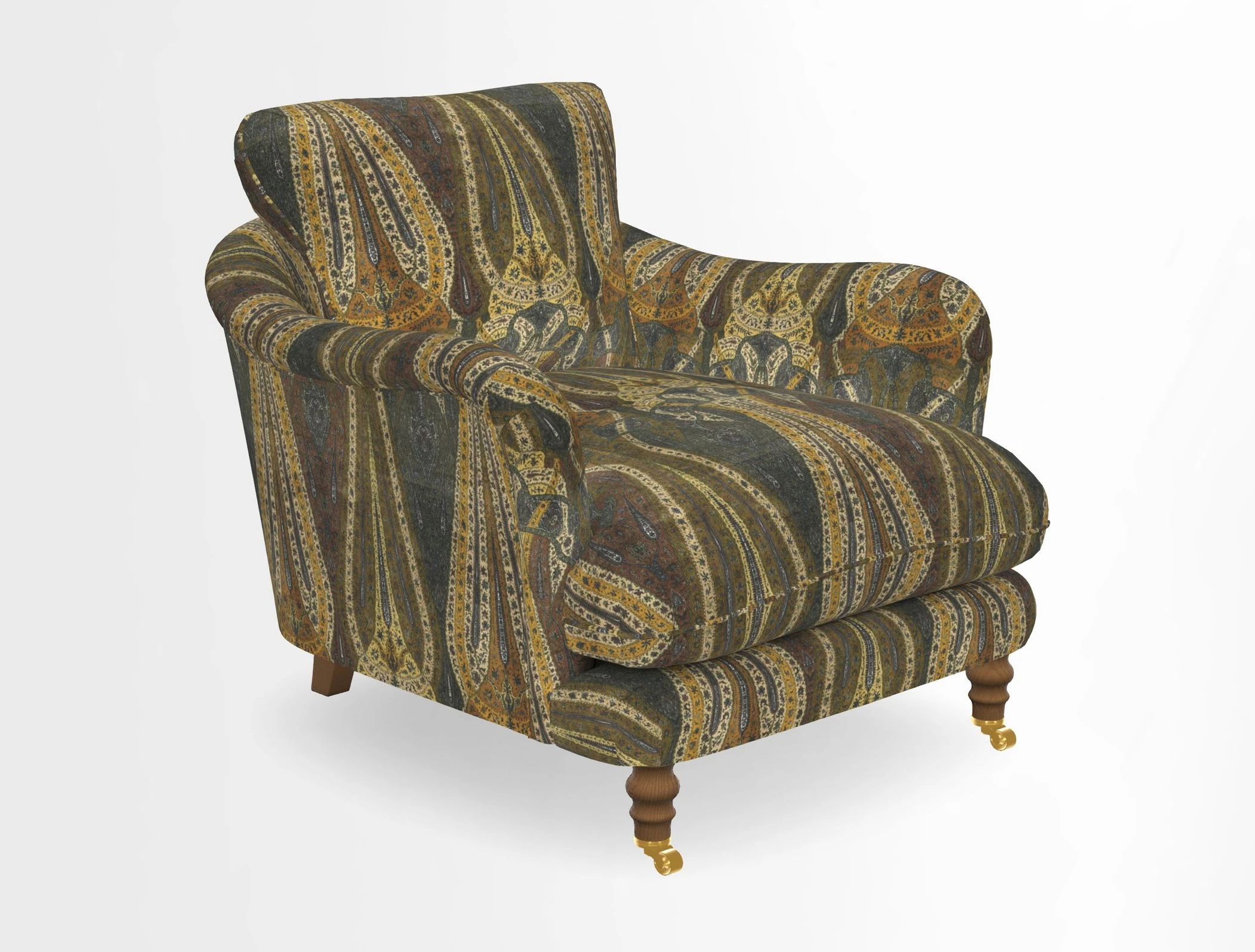 V&A Collection Pugin Chair in Two Tone Plain Biscuit