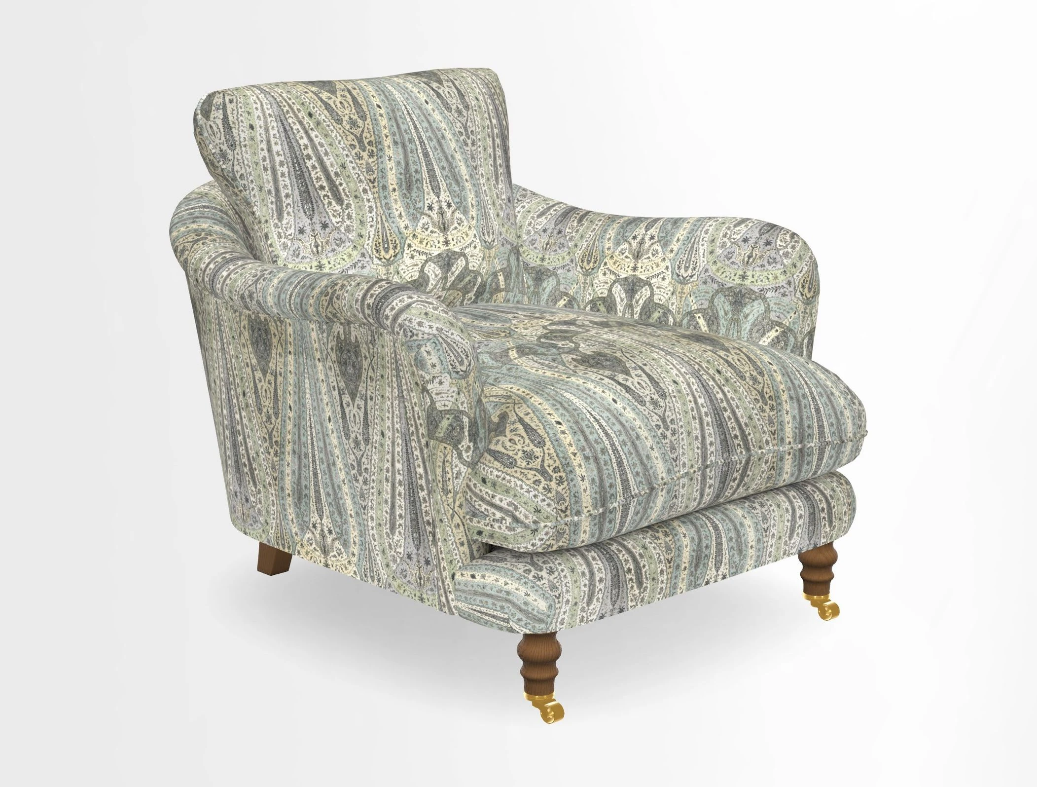 V&A Collection Pugin Chair in Two Tone Plain Biscuit