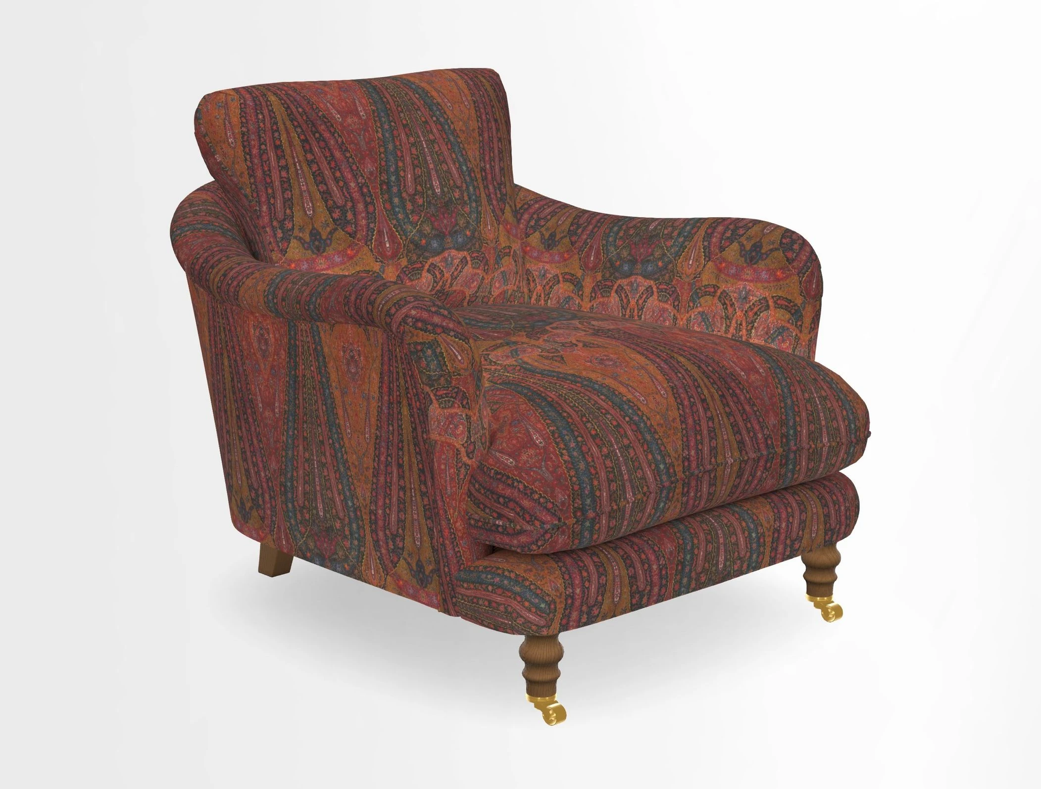V&A Collection Pugin Chair in Two Tone Plain Biscuit