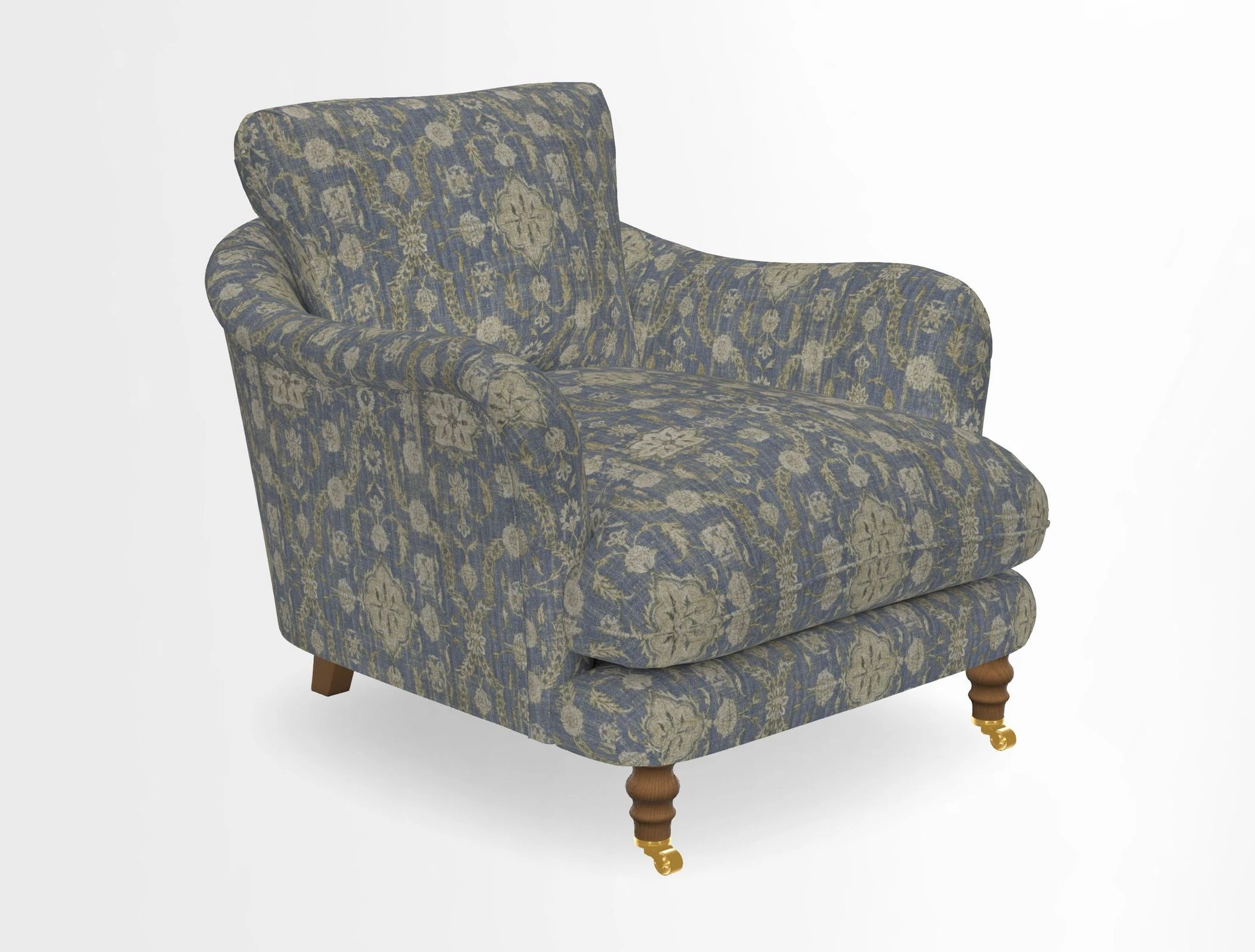 V&A Collection Pugin Chair in Two Tone Plain Biscuit