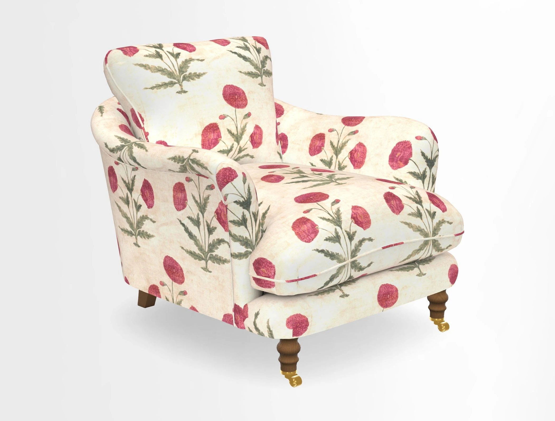 V&A Collection Pugin Chair in Two Tone Plain Biscuit