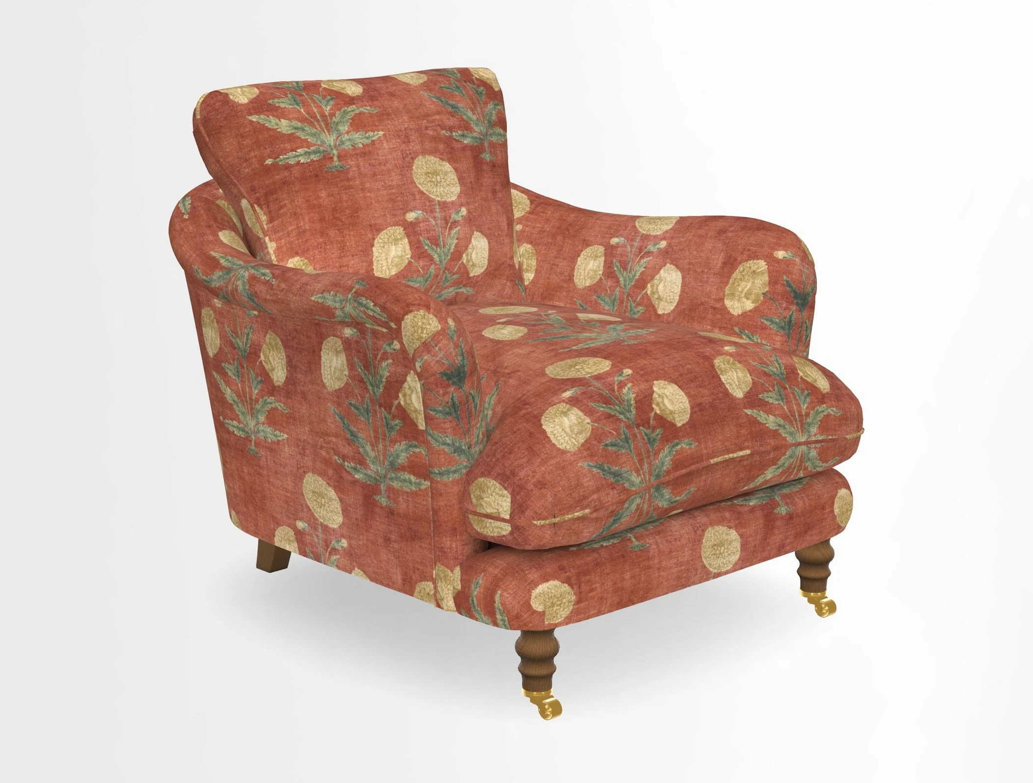 V&A Collection Pugin Chair in Two Tone Plain Biscuit