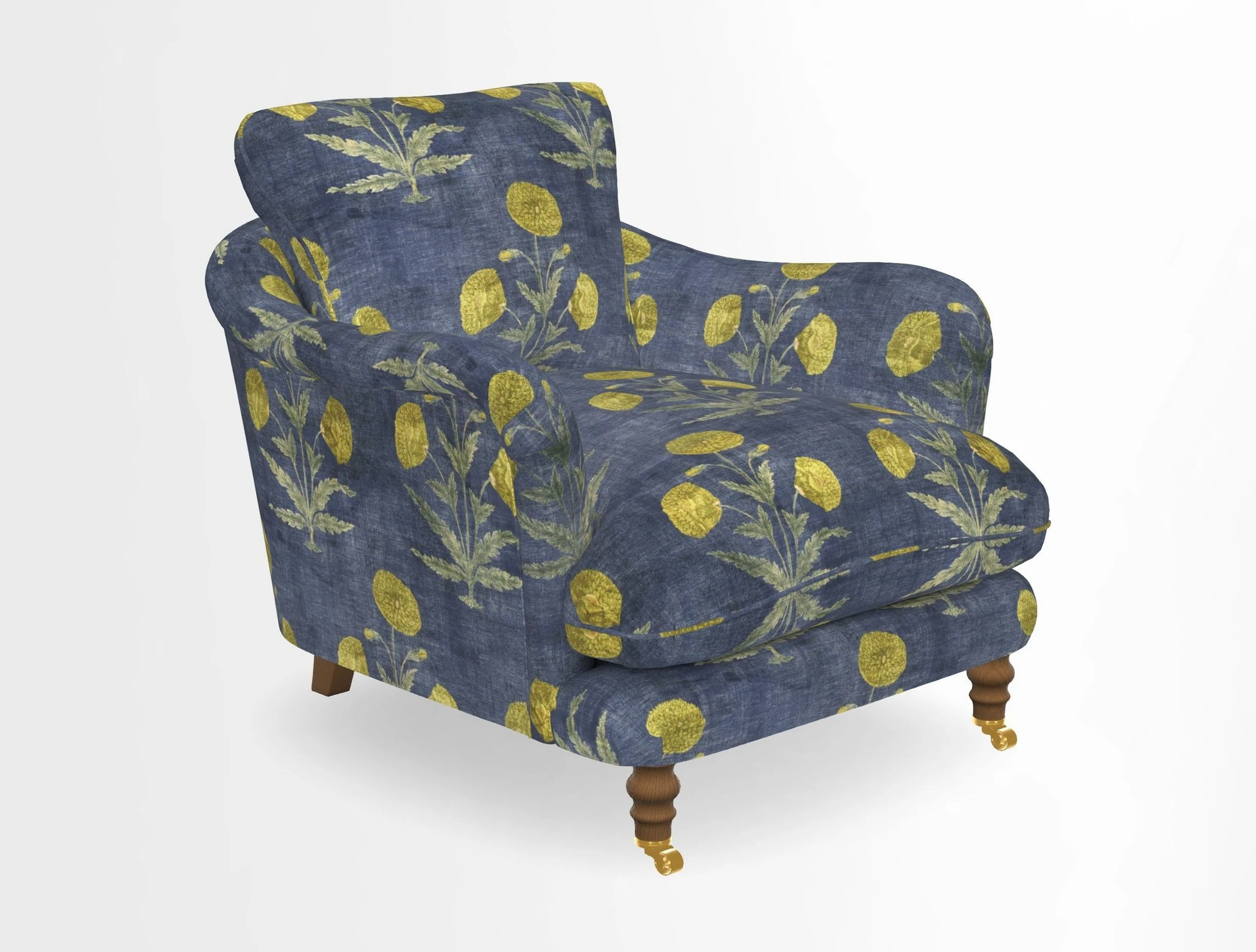 V&A Collection Pugin Chair in Two Tone Plain Biscuit