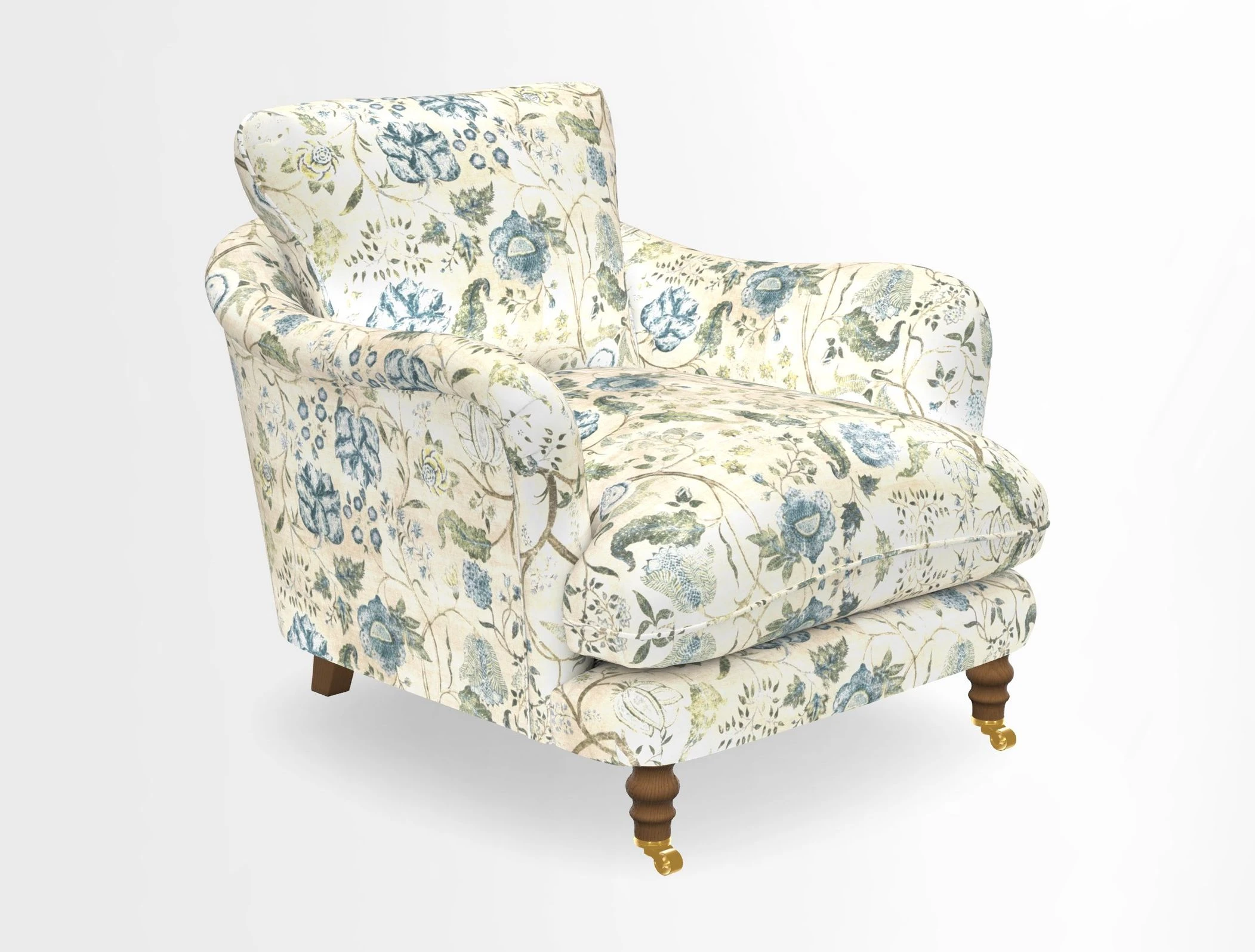 V&A Collection Pugin Chair in Two Tone Plain Biscuit