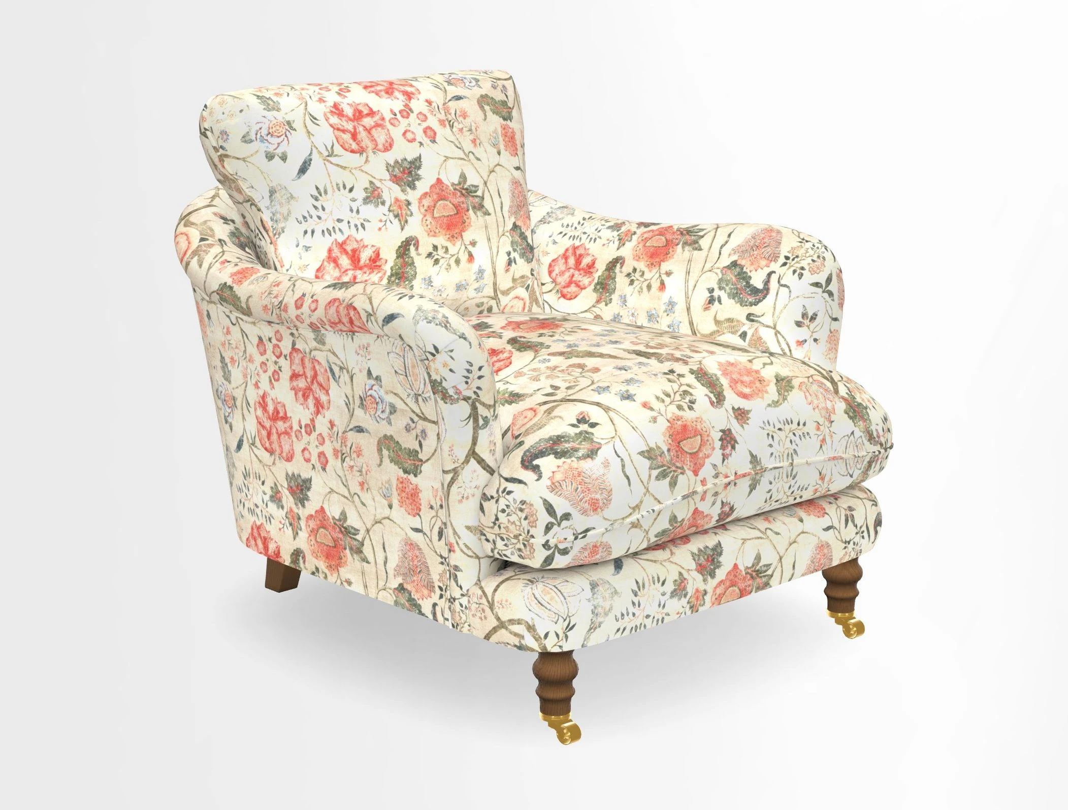 V&A Collection Pugin Chair in Two Tone Plain Biscuit