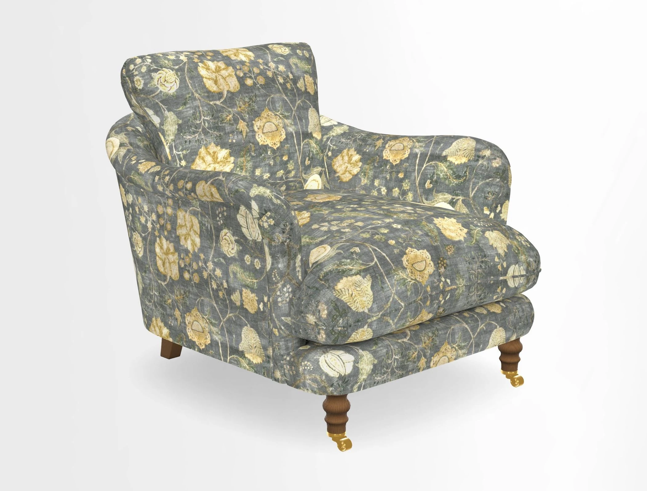 V&A Collection Pugin Chair in Two Tone Plain Biscuit