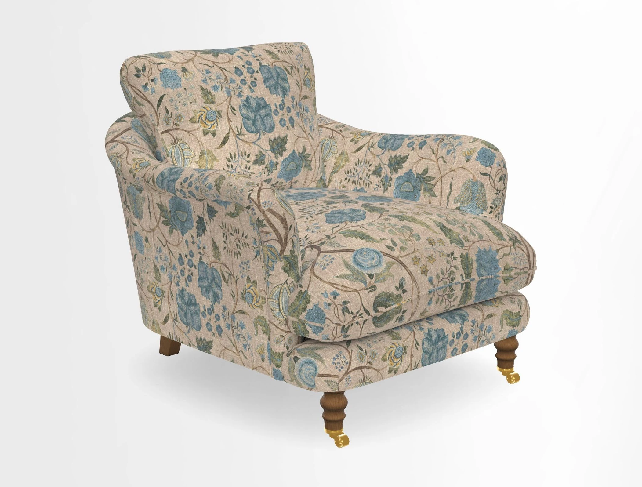 V&A Collection Pugin Chair in Two Tone Plain Biscuit