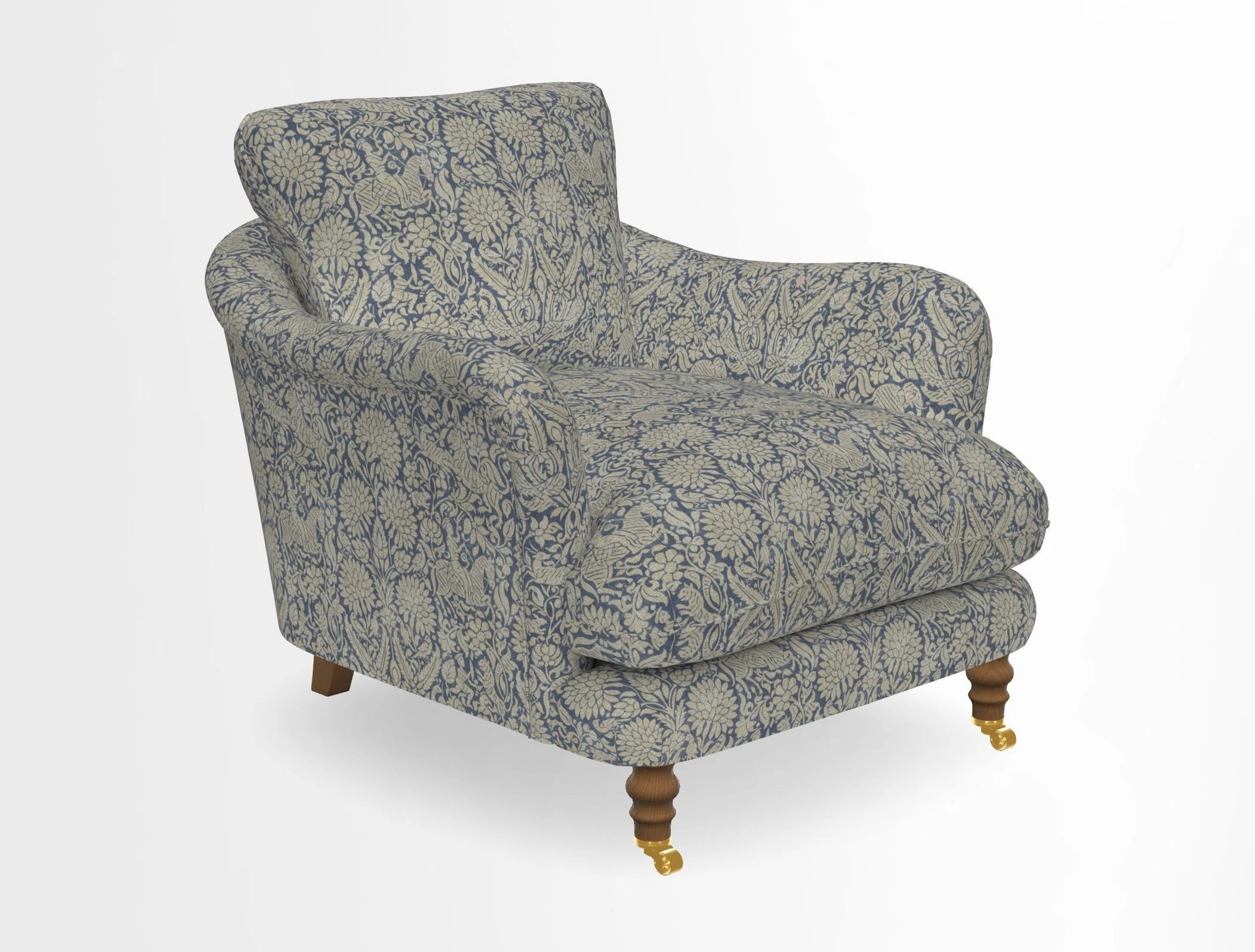 V&A Collection Pugin Chair in Two Tone Plain Biscuit