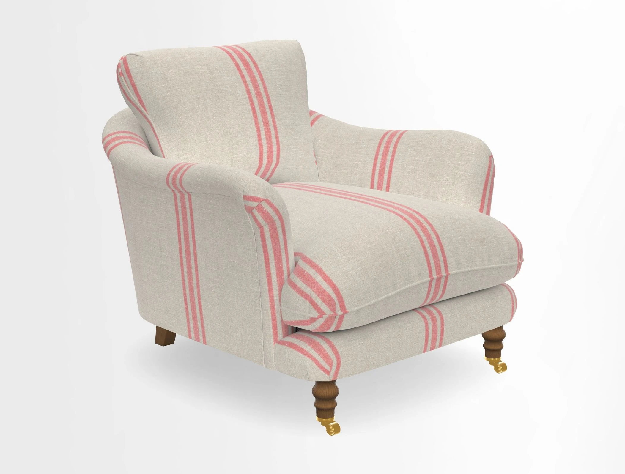 V&A Collection Pugin Chair in Two Tone Plain Biscuit