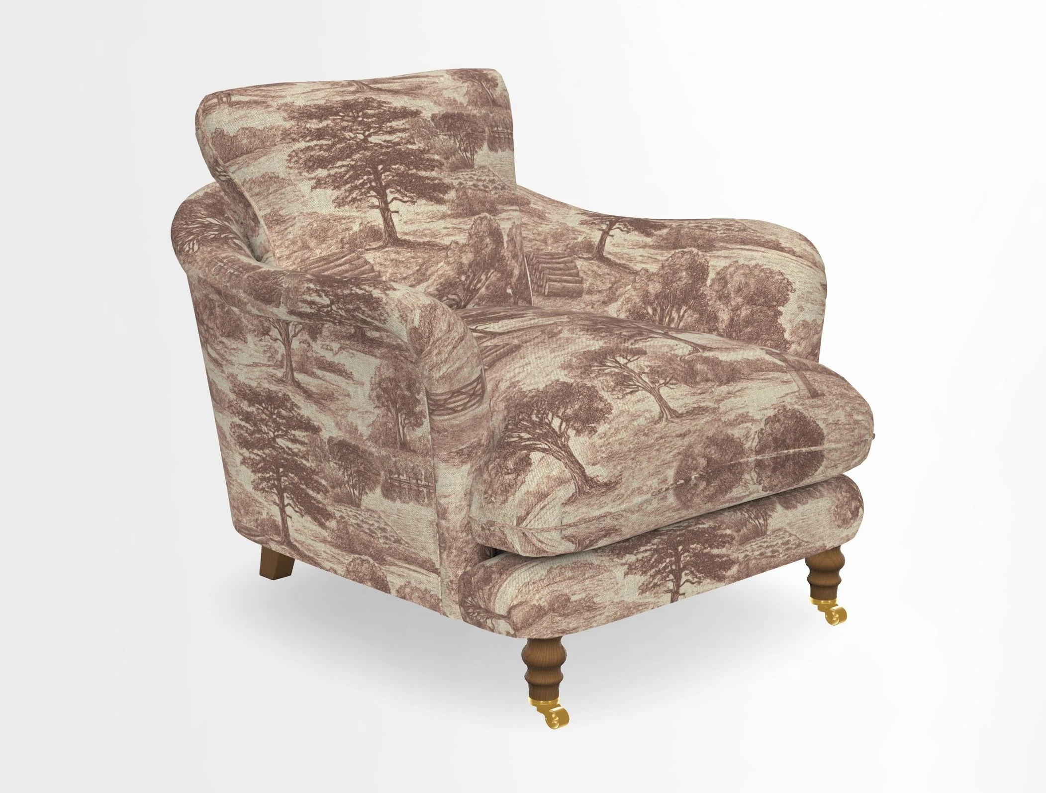 V&A Collection Pugin Chair in Two Tone Plain Biscuit
