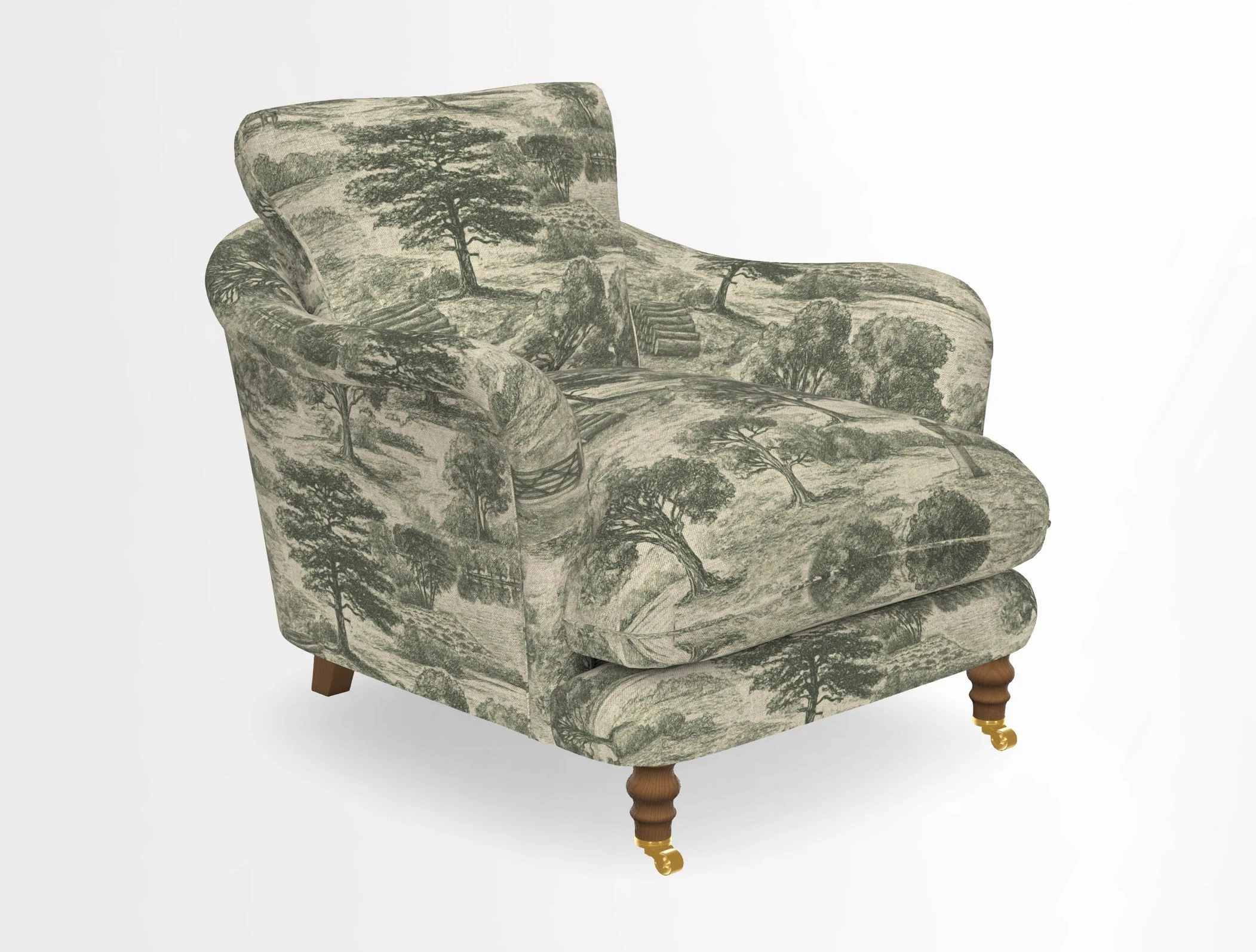 V&A Collection Pugin Chair in Two Tone Plain Biscuit
