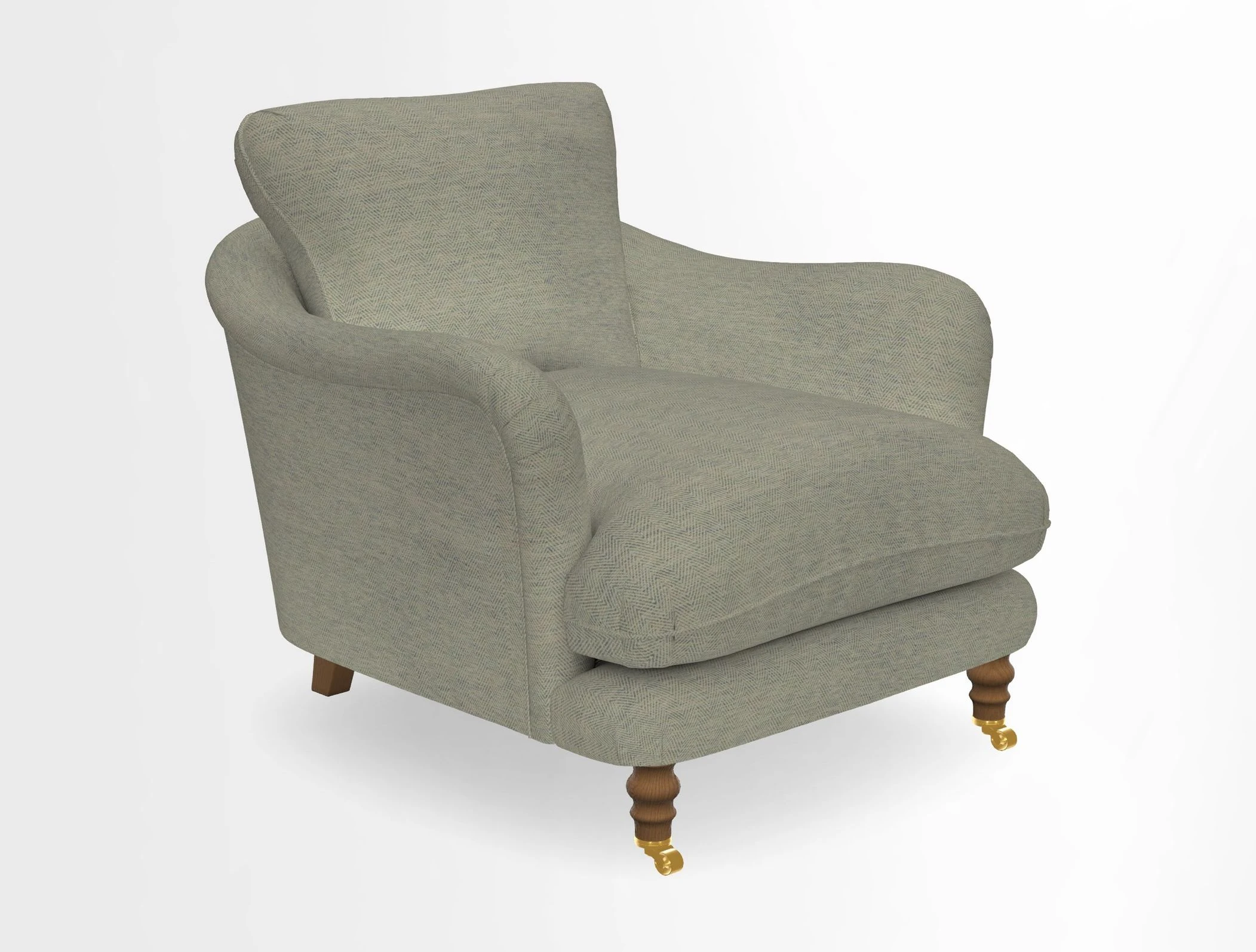 V&A Collection Pugin Chair in Two Tone Plain Biscuit