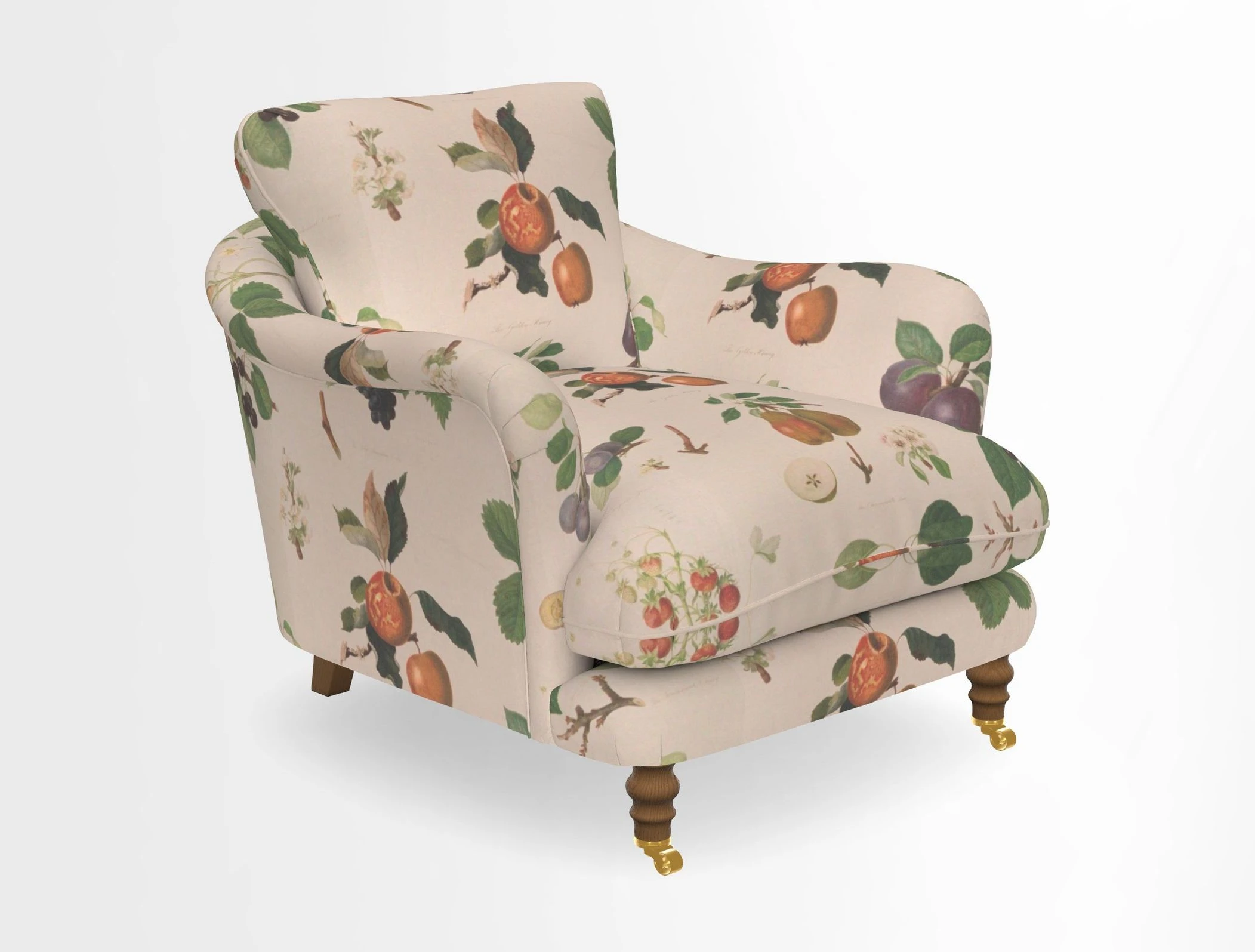 V&A Collection Pugin Chair in Two Tone Plain Biscuit