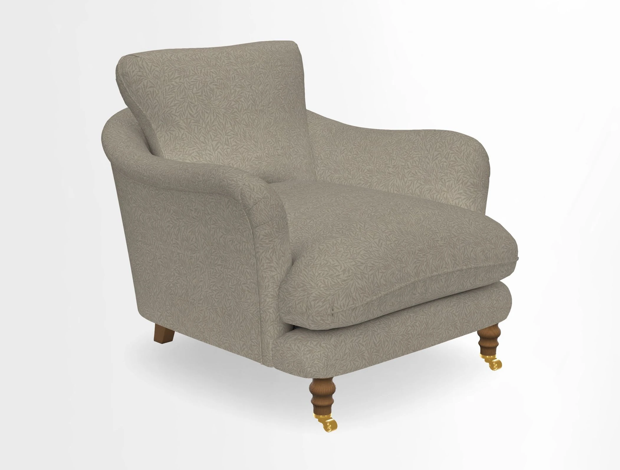 V&A Collection Pugin Chair in Two Tone Plain Biscuit