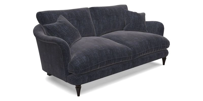 Pugin 3 Seater Sofa in V&A Threads of India Varanasi Wilderness Ink