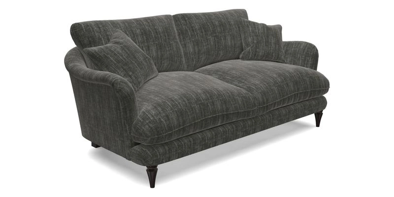 Pugin 3 Seater Sofa in V&A Threads of India Varanasi Wilderness Ink