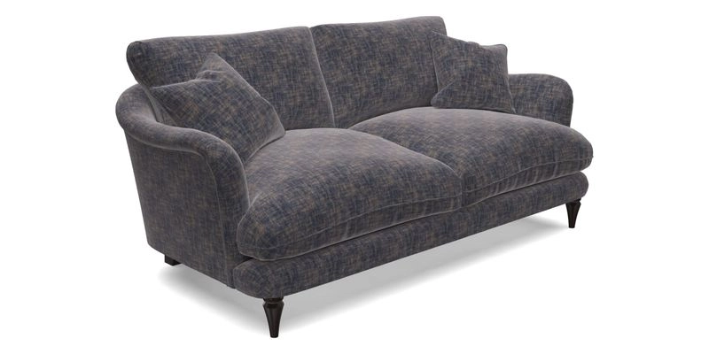 Pugin 3 Seater Sofa in V&A Threads of India Varanasi Wilderness Ink