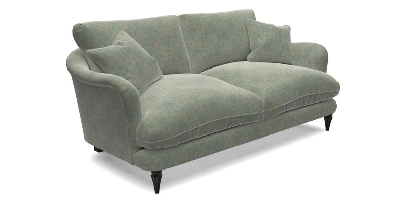 Pugin 3 Seater Sofa in V&A Threads of India Varanasi Wilderness Ink