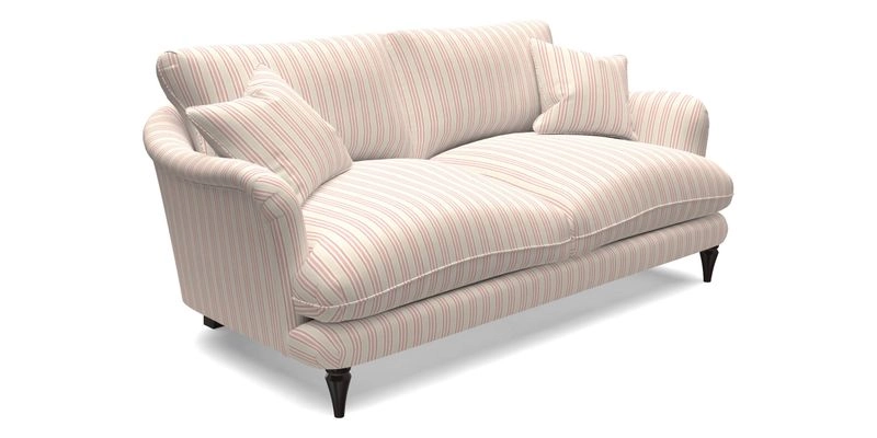 Pugin 3 Seater Sofa in V&A Threads of India Varanasi Wilderness Ink