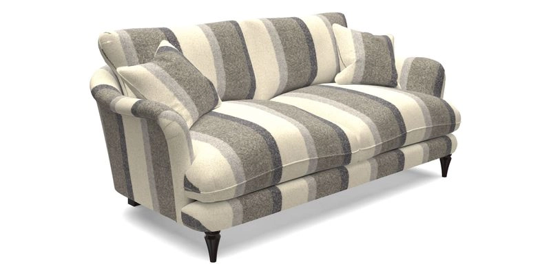 Pugin 3 Seater Sofa in V&A Threads of India Varanasi Wilderness Ink