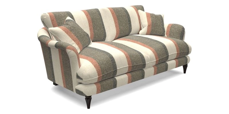 Pugin 3 Seater Sofa in V&A Threads of India Varanasi Wilderness Ink