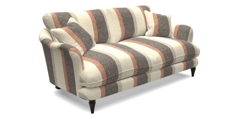 Pugin 3 Seater Sofa in V&A Threads of India Varanasi Wilderness Ink