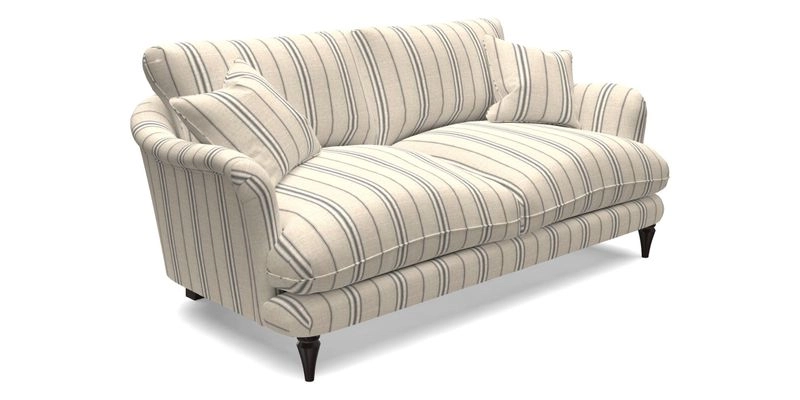 Pugin 3 Seater Sofa in V&A Threads of India Varanasi Wilderness Ink