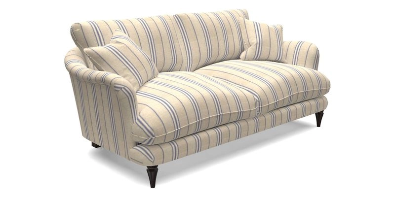 Pugin 3 Seater Sofa in V&A Threads of India Varanasi Wilderness Ink