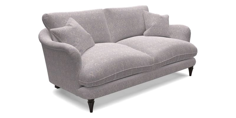 Pugin 3 Seater Sofa in V&A Threads of India Varanasi Wilderness Ink