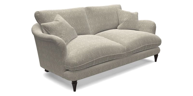 Pugin 3 Seater Sofa in V&A Threads of India Varanasi Wilderness Ink