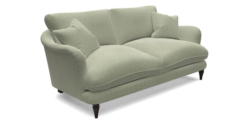 Pugin 3 Seater Sofa in V&A Threads of India Varanasi Wilderness Ink