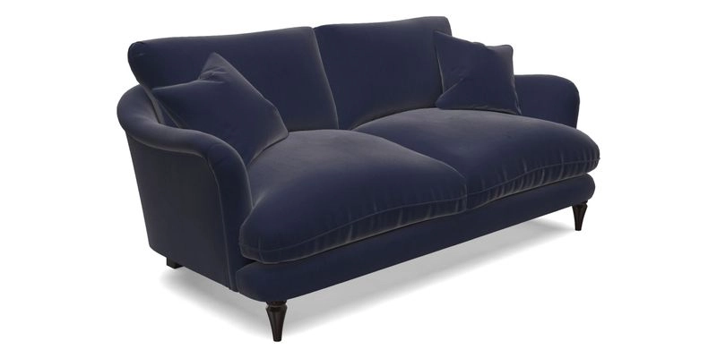 Pugin 3 Seater Sofa in V&A Threads of India Varanasi Wilderness Ink