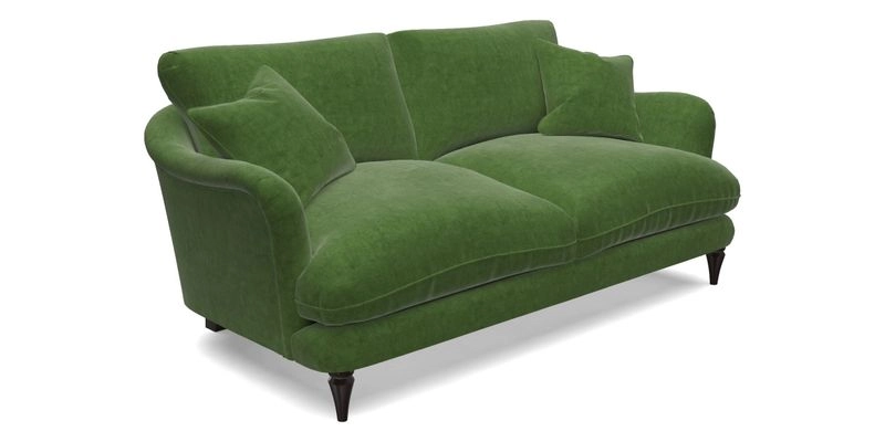 Pugin 3 Seater Sofa in V&A Threads of India Varanasi Wilderness Ink