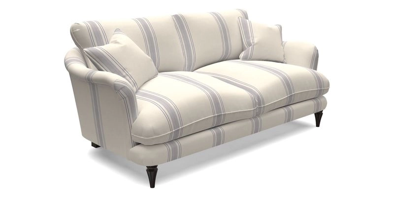 Pugin 3 Seater Sofa in V&A Threads of India Varanasi Wilderness Ink