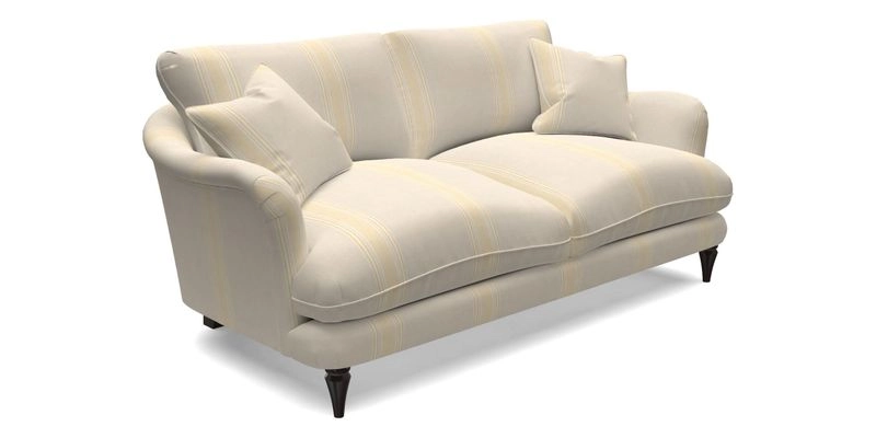 Pugin 3 Seater Sofa in V&A Threads of India Varanasi Wilderness Ink