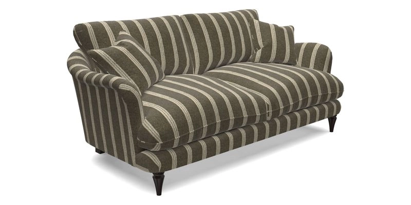 Pugin 3 Seater Sofa in V&A Threads of India Varanasi Wilderness Ink