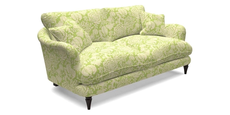 Pugin 3 Seater Sofa in V&A Threads of India Varanasi Wilderness Ink